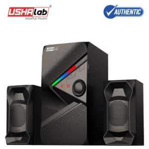 USHALAB USP-207BT 2.1 Multimedia Speaker System | 50W RMS with Bluetooth & Remote