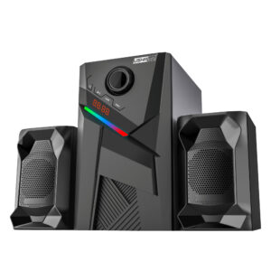 USHALAB USP-215BT 2.1 Multimedia Speaker System | 50W RMS with Bluetooth & Remote