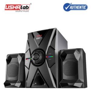 USHALAB USP-211BT 2.1 Multimedia Speaker System | 50W RMS with Bluetooth & Remote