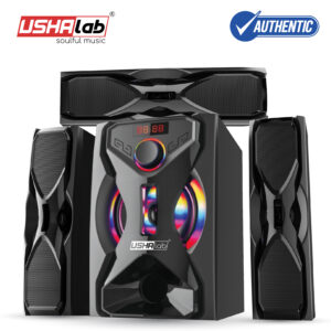 USHALAB USP-313BT 3.1 Multimedia Speaker System | 75W RMS with Bluetooth & Remote