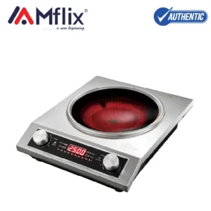 MFLIX MIC-22K3 Infrared Cooker | 2500W Dual Fan & Deep SS Body