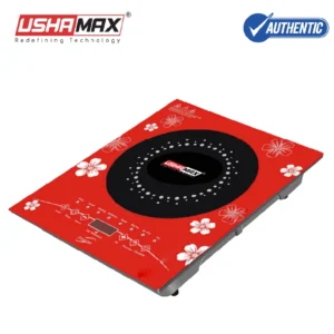 USHAMAX UIC-255GL Infrared Cooker | 2200W Aluminum & Glass Touch