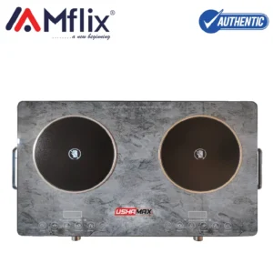 USHAMAX UIC-440 DB Double Infrared Cooker | 2200W+2200W Aluminum Body