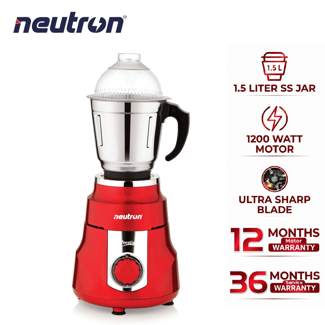 Neutron ORION Mixer Grinder | 1200W Heavy-Duty Pure Copper Motor - Image 2