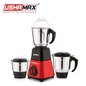 USHAMAX Axion Mixer Grinder | 1000W Pure Copper Motor with 3 SS Jars