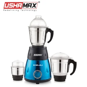 USHAMAX NEXUS Mixer Grinder | 1100W Pure Copper Motor with 3 SS Jars