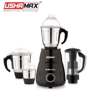 USHAMAX NEXUS PRO Mixer Grinder | 1100W Pure Copper Motor with 4 Jars