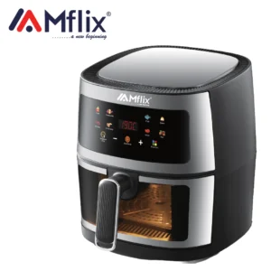 MFLIX Air Fryer 6.0L Capacity | 1700W Touch Control & Viewing Window