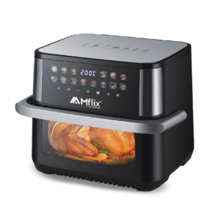 MFLIX BIG BOSS-12 Digital Air Fryer - Massive 12L Capacity, 2200W | 14 Smart Presets & Viewing Window