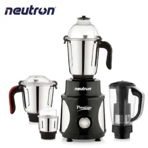 NEUTRON NBL-ZEN MIX PRO Mixer Grinder - 1300W | Pure Copper Motor, 4 Jars (21,000 RPM)