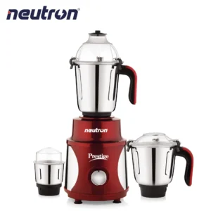 NEUTRON NBL-ZEN MIX Mixer Grinder - 1300W | Pure Copper Motor, 3 Jars (21,000 RPM)