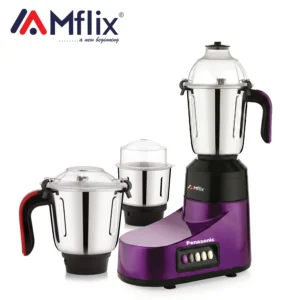 MFLIX MBL-FIESTA Mixer Grinder 1800W | Pure Copper Motor, 3 Jars (26,000 RPM)