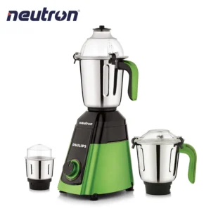 NEUTRON NBL-AURAMIX Mixer Grinder - 1600W | Pure Copper Motor, 3 Jars (24,000 RPM)