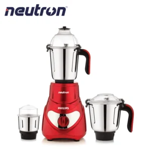 NEUTRON NBL-ALVENTO Mixer Grinder - 1600W | Pure Copper Motor, 3 Jars (24,000 RPM)
