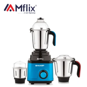 MFLIX MBL-KAZAN Mixer Grinder 1700W | Pure Copper Motor, 3 Jars (26,000 RPM)