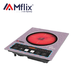 MFLIX MIC-C6 Digital Infrared Cooker - 2200W | Any Pot Supported, Smart Touch & Premium Textured Glass Top