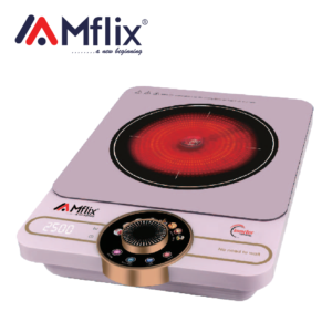 MFLIX MIC-DT43 Digital Infrared Cooker - 2500W Dual Fan | Touch & Knob Control, Any Pot Supported