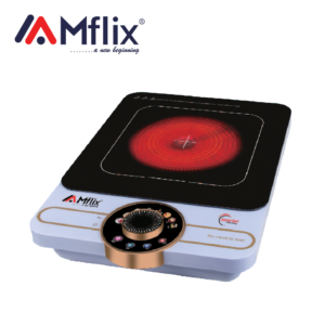MFLIX MIC-DT51 Digital Infrared Cooker - 2500W Dual Fan | Touch & Knob Control, Any Pot Supported