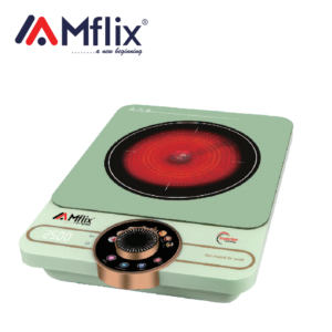 MFLIX MIC-DT69 Digital Infrared Cooker - 2500W Dual Fan | Touch & Knob Control, Any Pot Supported